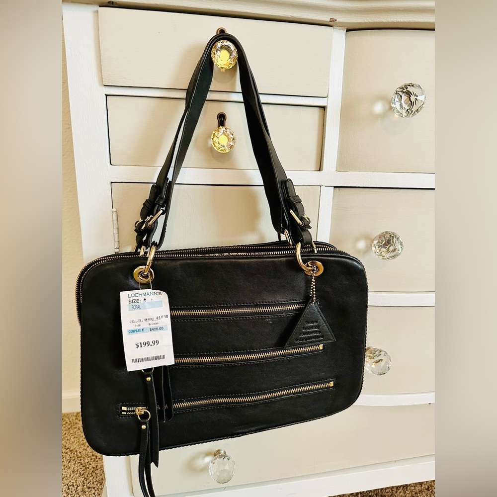SORIAL Black Luxury Hand Bag NWT